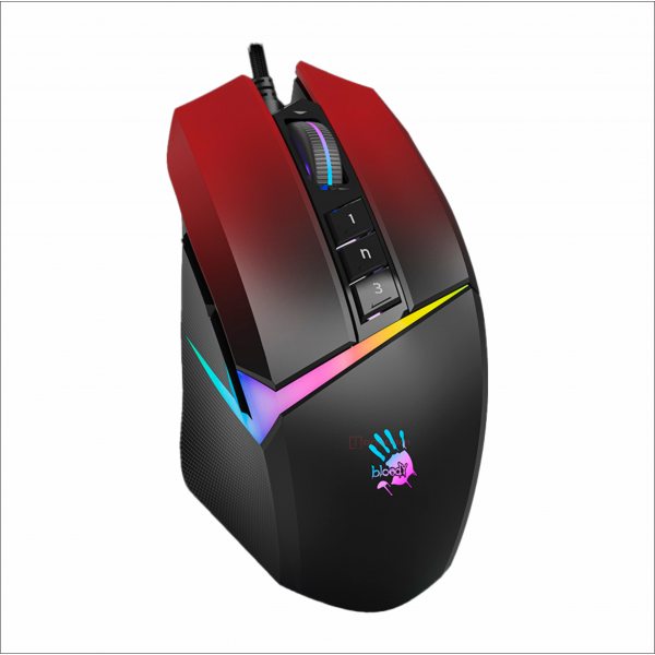 W60MAX  (Gun Grey / Panda White / Gradient Red)