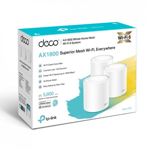 Deco X20 (1-Pack / 2-Pack / 3-Pack)