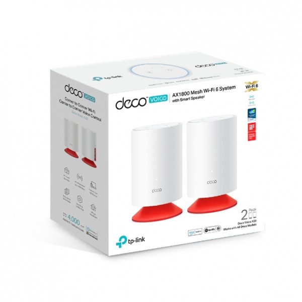 Deco X20 Voice (2-Pack)